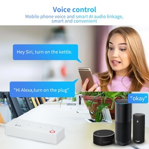 תקן בריטי <span class=keywords><strong>4</strong></span>-שקע 13a abs מתג saudi טיימר tuya חכם פס כוח בית חכם 6w טעינה מהירה <span class=keywords><strong>4</strong></span> - Product Image 4