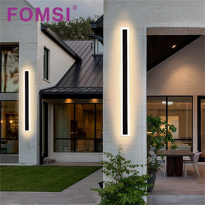 FOMSI Lampada da Parete per Esterni 8W-48W Lineare a Striscia Lunga Impermeabile in Acrilico per Interni ed Esterni Luce <span class=keywords><strong>LED</strong></span> Moderna per Giardino e Villa - Product Image 4