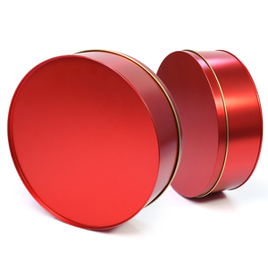 Rustproof Moistureproof <strong>Large</strong> Food Safe <strong>Round</strong> Metal Cans For Biscuits <strong>Tin</strong> Cake Can <strong>Cookie</strong> Packaging <strong>Tin</strong> Box Canister - Product Image 5