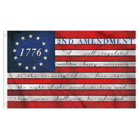 Drapeau personnalisé 1776, drapeau de la 2e amendement, bannière pour la décoration