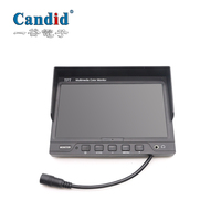 Tinggi solusi kamera 7 "9" Monitor sistem LCD Monitor mobil AHD 1080P pemantauan cocok untuk truk