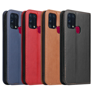 เคสฝาพับหนังเทียมระดับพรีเมียมสำหรับ Samsung M31-ทรงบางกระชับป้องกันทุกสัดส่วนพร้อมช่องใส่บัตร - Product Image 6