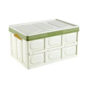 Vente en gros de boîtes de rangement pliables en plastique pour la cuisine de camping en plein air, 30L/55L, avec couvercle - Product Image 6
