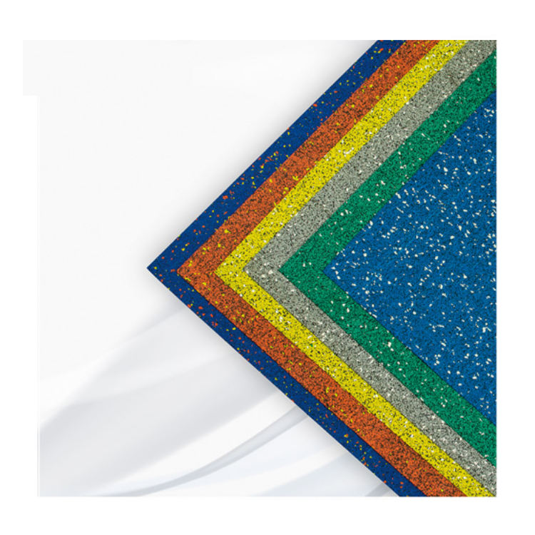 Multi-color rubber roll