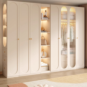 Guardaroba di lusso in legno con bambino e piccolo design modulare in stile minimalista moderno camera da letto - Product Image 4