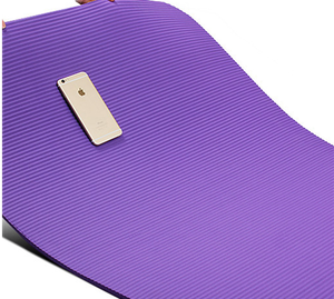 Tapis de yoga et de Pilates en NBR épais et durable avec logo personnalisé, antidérapant, pour la gym et les exercices de fitness - Product Image 5