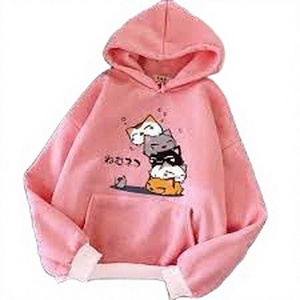 Sweat à capuche pour femme, automne, tendance, manches longues, coupe classique, décontracté, en polaire, qualité supérieure, personnalisé - Product Image 2