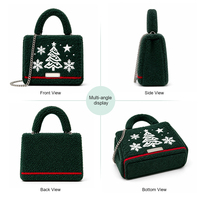 Sac fourre-tout tendance en polaire berbère grande taille, personnalisable avec logo brodé, sac de voyage en polaire d'agneau, sacs fourre-tout en fourrure, sac à main