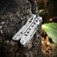 Pince multifonction pliable légère EDC, couteau de poche multifonctionnel de survie pour le camping et la randonnée