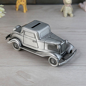 Artisanat en métal rétro voiture <span class=keywords><strong>tirelire</strong></span> Style européen créatif Vintage voiture épargne pot décoration de la maison ornements garçon cadeau - Product Image 3
