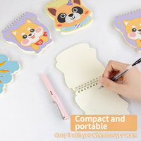 Schulpapierwaren Mini-Weichbezug-Tagbuch Tagebuch Stempelschnitttierform-Bedeckung individuelles Kawaii-Notebook