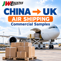 Transitaire aérien Chine-Royaume-Uni, agent maritime, services logistiques pour échantillons commerciaux, expédition DDP