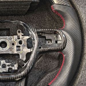 Volante de Fibra de Carbono de Alta Calidad para <span class=keywords><strong>Honda</strong></span> Civic 11.ª Generación Si Type <span class=keywords><strong>R</strong></span> Ek G8 FE Accord Yingshipai 6.ª Generación CR-V - Product Image 4