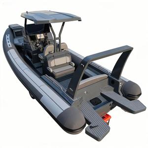 Bote RIB <span class=keywords><strong>de</strong></span> 9m, Achilles Hypalon, para 18 Personas, con Cabina, para Pesca, Yate, Tender, Reachsea, OEM, ODM, Color Gris - Product Image 3