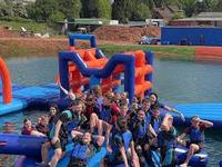 Grand parc aquatique gonflable flottant, parcours d'obstacles aquatiques pour lac, océan, équipement de parc aquatique commercial pour adultes et enfants