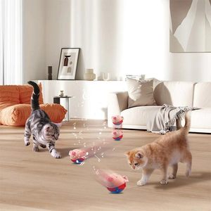 Nuevo Juguete Electrónico Interactivo para Perros con Forma de Cerdo de Dibujos Animados, Recargable por USB, Pelota Saltarina para Mascotas, Juguete de Peluche con Sonido para Perros - Product Image 4