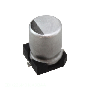 ตัวเก็บประจุแบบ SMD รุ่น EDK226M016A9BAA 22 ไมโครฟารัด ชนิดติดตั้งบนพื้นผิว อลูมิเนียม 22UF 20% 16V จากผู้ผลิต - Product Image 1