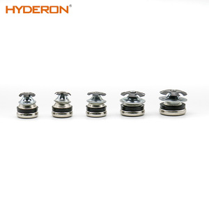 Herrajes para Patas de Muebles Hyderon, Tubo Redondo sin Recubrimiento, Pie Microajustable de Acero, Diseño Industrial, Fácil Instalación - Product Image 4