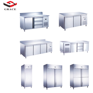 Commercial 4 Doors Heavy Duty Refrigerated Cabinets Upright Refrigerator fridge & Freezer