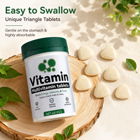 Complément alimentaire multivitaminé personnalisé avec logo, stimulant immunitaire, soulagement quotidien de la fatigue, comprimés de vitamines complexes pour la santé familiale