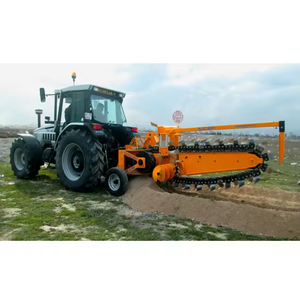 آلة خنادق سلسلة انزلاقية صغيرة عالية الإنتاجية ، حفر مرفق جديد للاستخدام المنزلي ، جرار علبة التروس الزراعية - Product Image 5