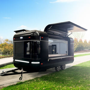 רשת פופולרית באינטרנט מזון משאית שוק לילה דוכן משקאות קרים נייד לעגלת מחסן מזון משאית - Product Image 3