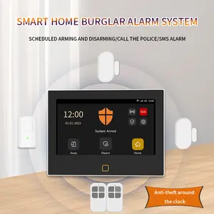 4G WiFi Tuya Wired Wireless Touch Equipment Wired Smart Security Alarms System