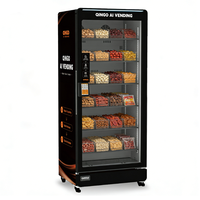 Máquina Expendedora de Bebidas y Snacks Qingo con Monitoreo Remoto las 24 Horas, para Exteriores y Áreas Públicas, con Operación Manos Libres