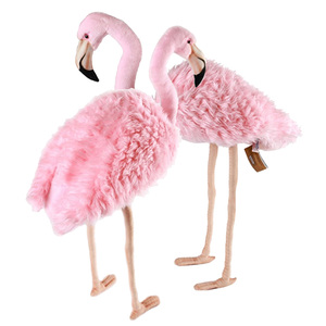 Grande Realistico Peluche Pink <span class=keywords><strong>Flamingo</strong></span> Giocattoli Con Le Gambe Lunghe di Modo Personalizzato Animale di Pezza Peluche Decorativo <span class=keywords><strong>Flamingo</strong></span> - Product Image 1