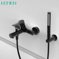 Ensemble de douche et bain mural complet KEMENG en acier inoxydable SUS304 avec mitigeur CE pour salle de bain