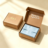 Boîte d'expédition en carton écologique personnalisée, boîte d'emballage en papier ondulé, boîte d'expédition en carton kraft brun imprimé sur mesure