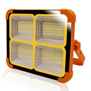 IP66 Outdoor Waterproof 50W-1200W LED Flood <strong>Light</strong> Solar Charger Power Banks for Camping <strong>Emergency</strong> Lighting - Product Image 1