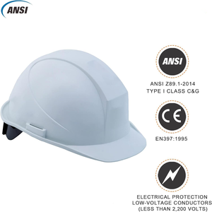 <span class=keywords><strong>Casco</strong></span> <span class=keywords><strong>de</strong></span> Seguridad Dieléctrico <span class=keywords><strong>Clase</strong></span> <span class=keywords><strong>E</strong></span> <span class=keywords><strong>de</strong></span> ABS con Suspensión <span class=keywords><strong>de</strong></span> 6 Puntos, Protección Contra Descargas Eléctricas y Choques para Electricistas y Contratistas Eléctricos, ANSI Z89.1 - Product Image 5