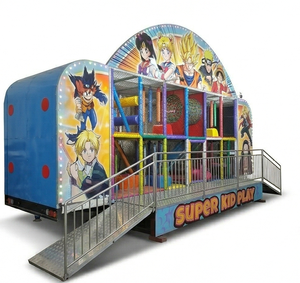 Remolque de juegos infantiles móvil personalizado para interiores con trampolín y piscina de bolas - <span class=keywords><strong>Centro</strong></span> de juegos blandos portátil para negocio de <span class=keywords><strong>alquiler</strong></span> de eventos infantiles - Product Image 2