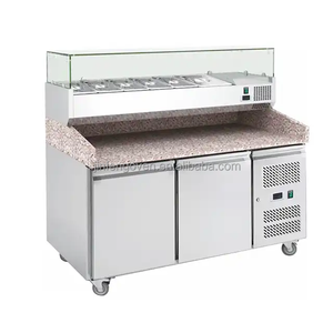 상업용 피자 샐러드 바 샌드위치 카운터 디스플레이 냉장고 피자 준비대 냉장고 - Product Image 1