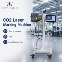 Codificador Láser de CO2 de Alta Potencia IPS-LC60 F MG de 60W con Interfaz de Sensor y Codificador para Líneas de Empaquetado