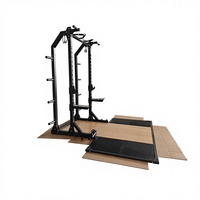 Plataforma de Pesas para Sentadillas con Barra para Gimnasio Comercial, Equipo de Entrenamiento de Fuerza y Fitness