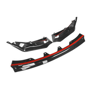 Trockene Carbon-Faser V-Style Frontlippe für BMW M3 G80 4-Türer/M4 G82 G83 2-Türer 2021+ G80 G82 G83 Frontlippen-Splitter - Product Image 5