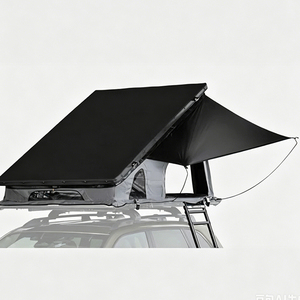 Carpa de techo automática, fácil de instalar, para las 4 estaciones, de poliéster, ligera, con carcasa rígida, para techo de vehículo 4x4 doble, con tela Oxford. - Product Image 1