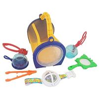 Jouets éducatifs d'exploration de la nature, kit d'aventure pour enfants avec sac à cordon, jumelles, loupe à insectes pour garçons et filles