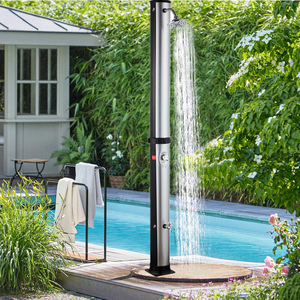 <span class=keywords><strong>Ducha</strong></span> <span class=keywords><strong>Solar</strong></span> para Jardín CYEN, <span class=keywords><strong>Ducha</strong></span> <span class=keywords><strong>Solar</strong></span> Exterior para Patio Trasero, Calentador <span class=keywords><strong>Solar</strong></span> para Piscina, Agua Caliente y Fría con Temperatura Ajustable - Product Image 2