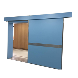 Porte coulissante automatique en plomb RENAIS pour salle de radiographie, protection radiologique sur mesure en acier inoxydable 304 avec feuille de plomb de 2 mm - Product Image 1