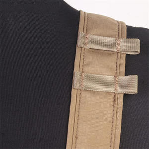 Chaleco de pecho de entrenamiento táctico CXXM Chaleco de pecho de reconocimiento Chaleco de <span class=keywords><strong>seguridad</strong></span> de equipo deportivo ligero a prueba de puñaladas - Product Image 6