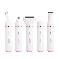 Rui Bo Rasoir Électrique 5-en-1 pour Femme Certifié CE Capacité 10ml Épilation Multifonctionnelle Aisselles Jambes Soins Personnels