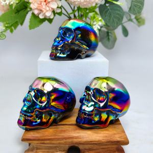 ขายส่งงานแกะสลักหินคริสตัลรูปหัวกะโหลกออสซิเดียนสไตล์โบฮีเมียนสุดฮิต สำหรับตกแต่งบ้านอย่างมีเอกลักษณ์และเป็นของขวัญวันหยุด - Product Image 2