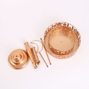 New Design <b>Rustic</b> Serving Mubarak Ramadan Food Tableware Display <b>Desk</b> Organizer Metal Eid Party Dessert Tray - Product Image 4