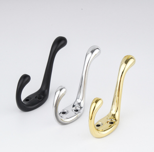 Crochet à Double Prong de Style classique Crochet <span class=keywords><strong>mural</strong></span> robuste Robe Chapeau Serviette Manteau Crochet Crochets - Product Image 4