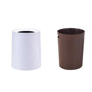 2022 Fancy Household Wholesale Open Lid Indoor Plastic 8L Waste Bin