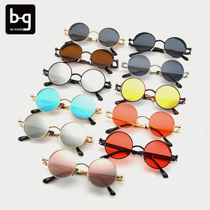 Lunettes de soleil UV400 pour hommes, verres solaires avec monture en métal, style Hip-Hop, très tendance, collection 2019 - Product Image 1