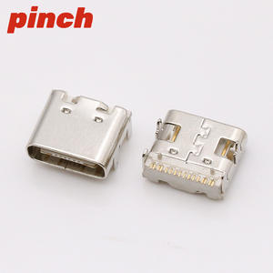 Connecteur femelle Type C 6p 14p 16p, prise USB, contact en cuivre plaqué or, isolateur LCP, charge rapide, haute définition - Product Image 4